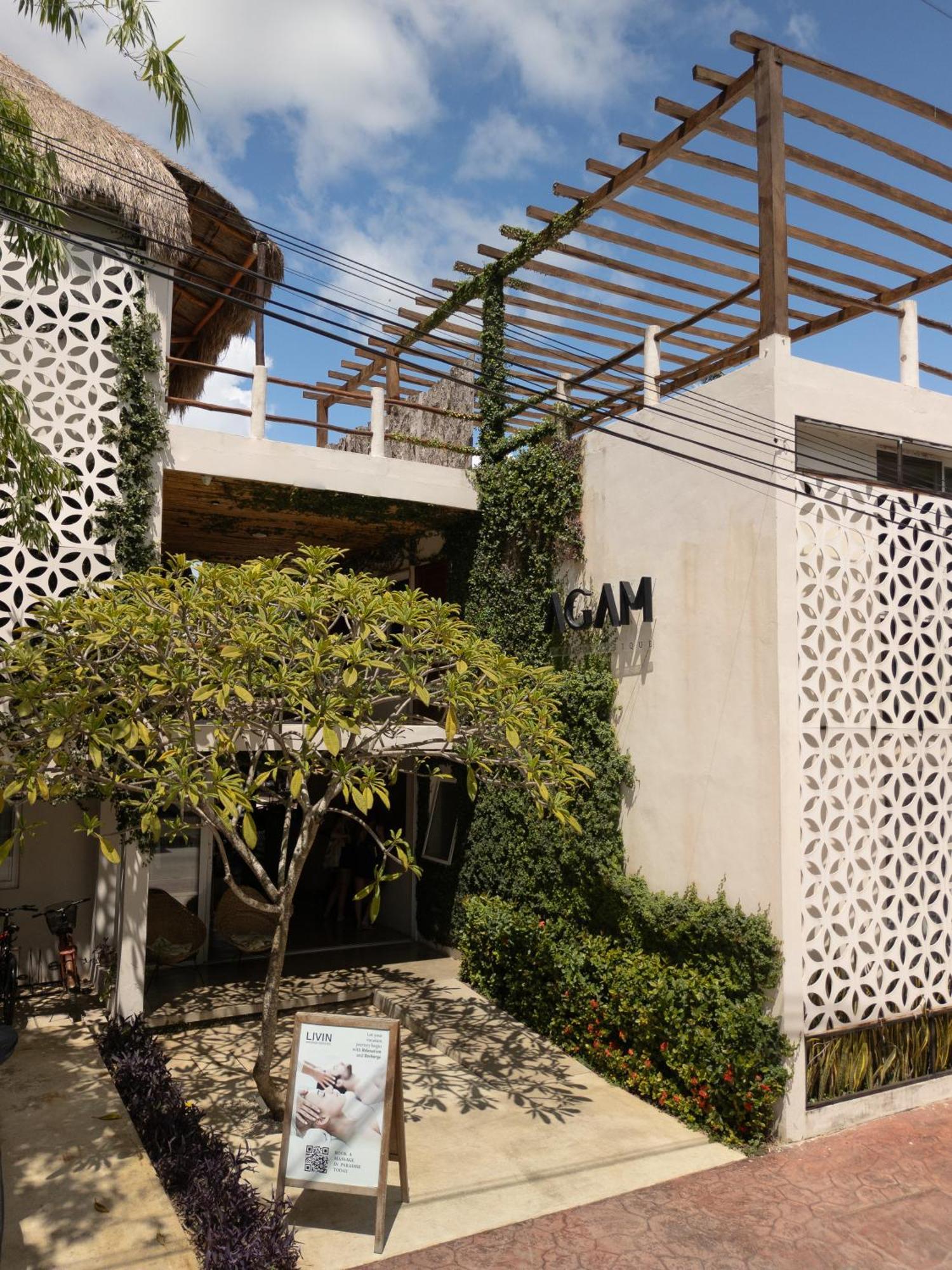 Agam Hotel Bacalar Kültér fotó